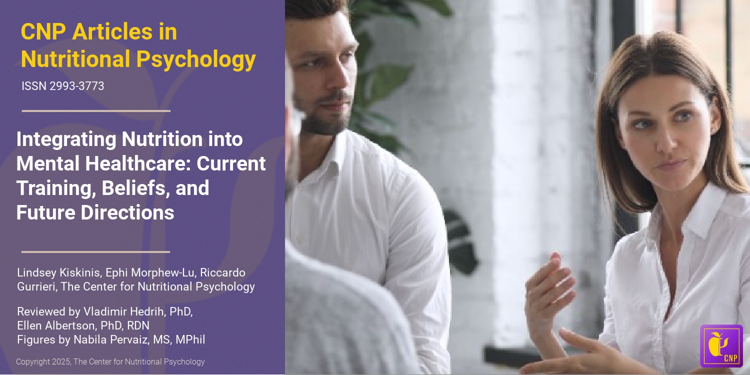 Nutrition in Mental Healthcare: Assessing Current Training, Beliefs, and Future Directions for Psychologists