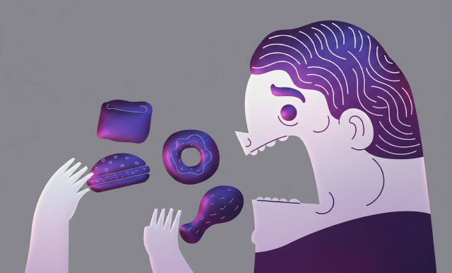 What do people eat when they binge eat?